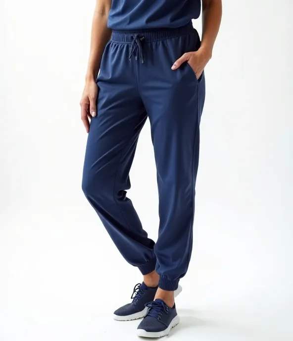 Custom wholesale scrub pants in a matched colourway